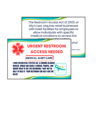 ICA Restroom Access Card